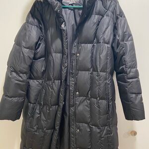 Eddie Bauer 1X 80% down filled knee length coat